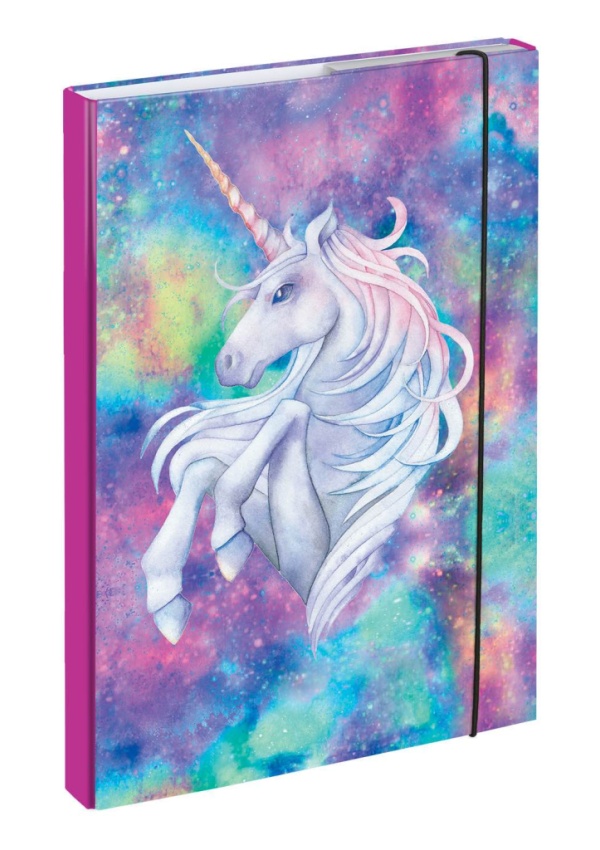Baagl Desky na školní sešity A4 Jednorožec