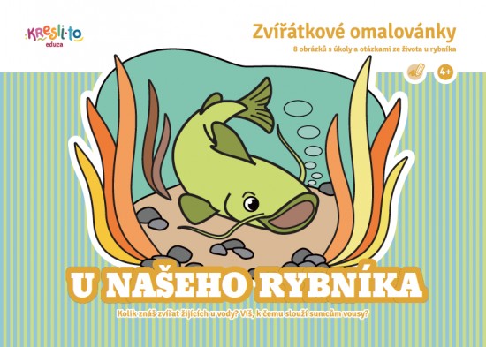 Omalovánky- U našeho rybníka. 