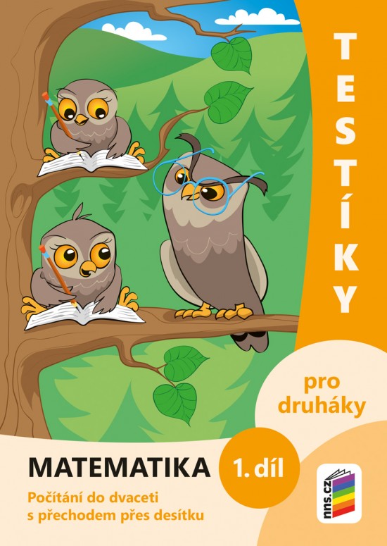 Testíky pro druháky - matematika 1. díl barevný pracovní sešit (2-22)