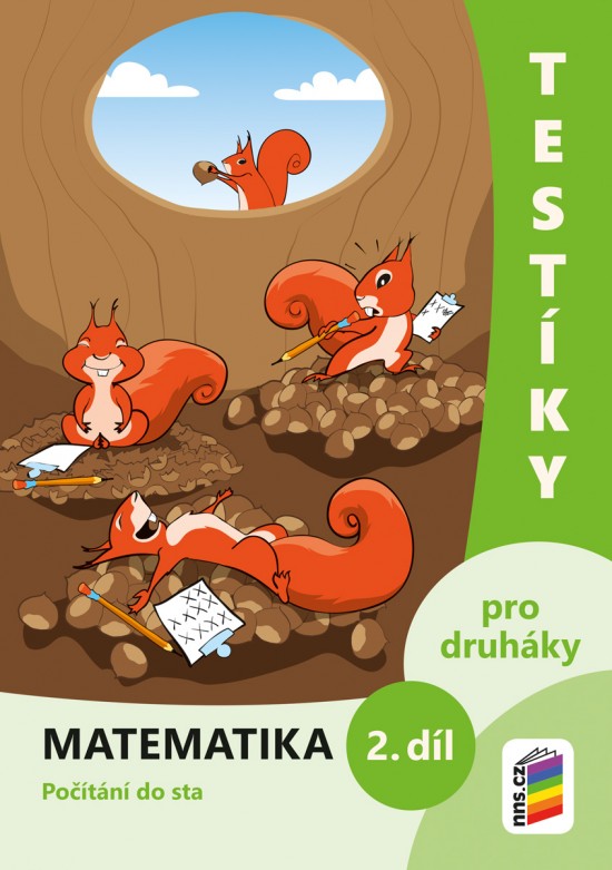 Testíky pro druháky - matematika 2. díl barevný pracovní sešit (2-23)