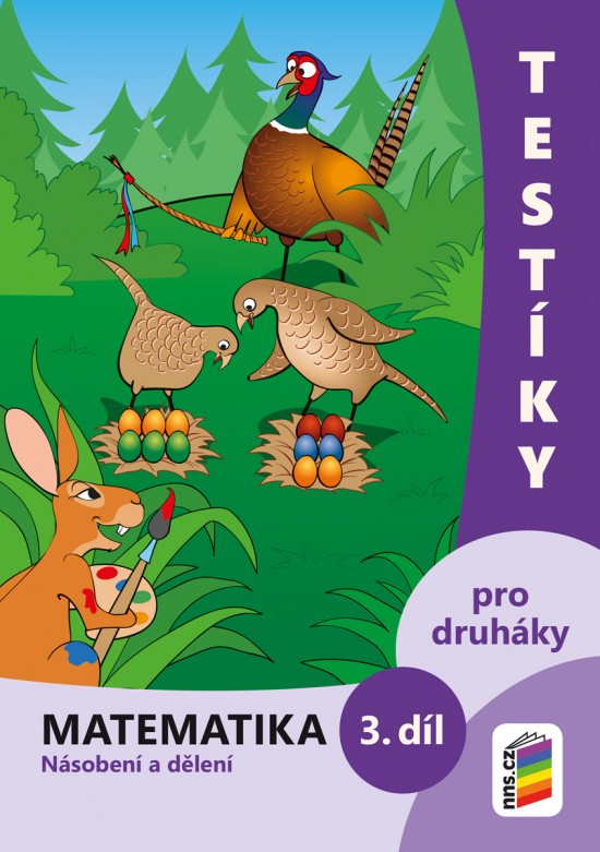 Testíky pro druháky - matematika 3. díl barevný pracovní sešit (2-24)