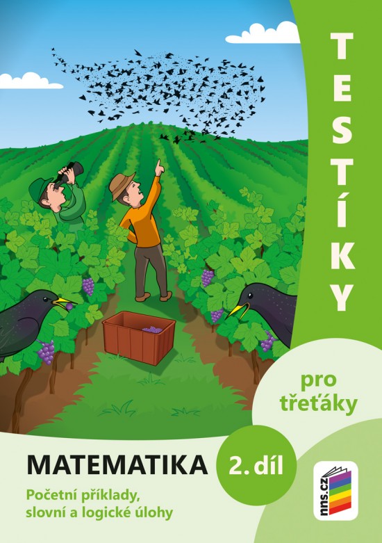 Testíky pro třeťáky - matematika 2. díl barevný pracovní sešit (3-22)