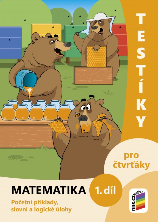 Testíky pro čtvrťáky - matematika 1. díl barevný pracovní sešit (4-20)