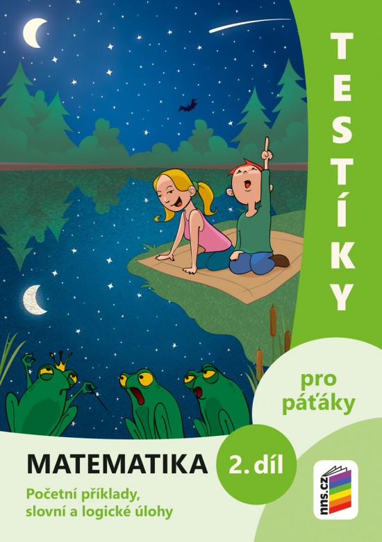 Testíky pro páťáky - matematika 2. díl barevný pracovní sešit (5-22)