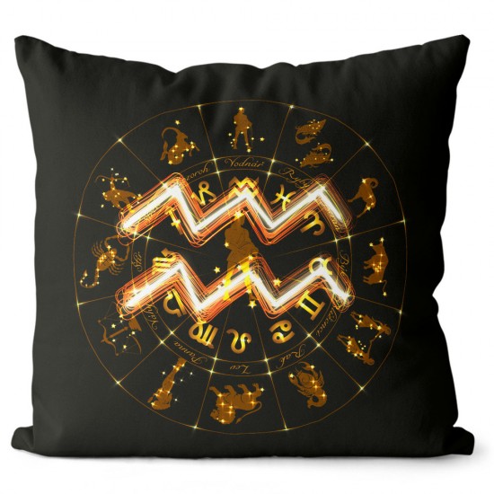 Polštář Symbol znamení – Vodnář (21.1. - 20.2.)