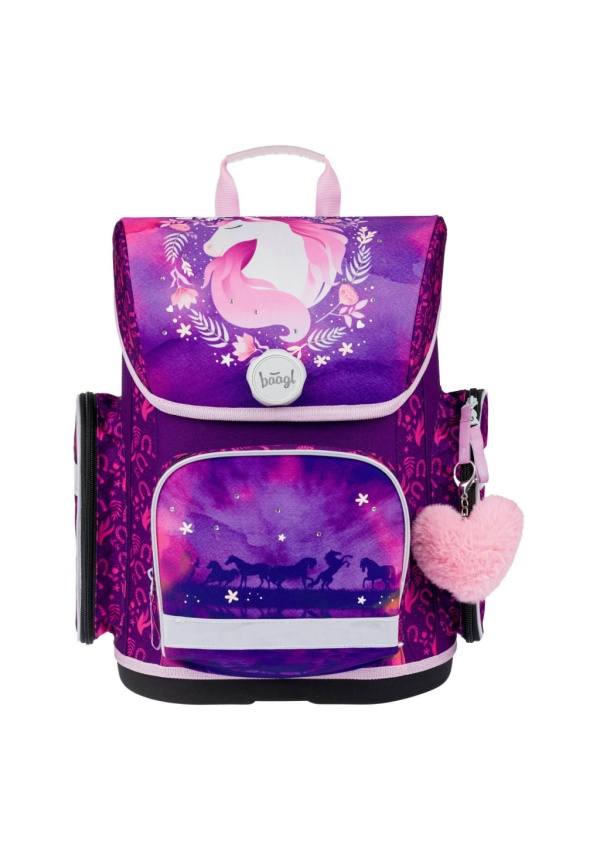 Baagl Školní aktovka Ergo Kůň