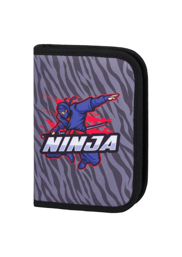 Baagl školní penál klasik dvě chlopně Ninja