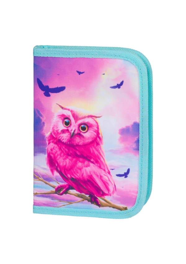 Baagl Školní penál klasik dvě chlopně Sova