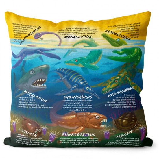 Polštář Vodní dinosauři