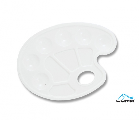 Paletka malířská velká Luma bílá