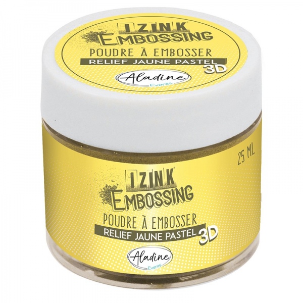 Embosovací prášek Aladine 25 ml - jeune pastel pastelová žlutá