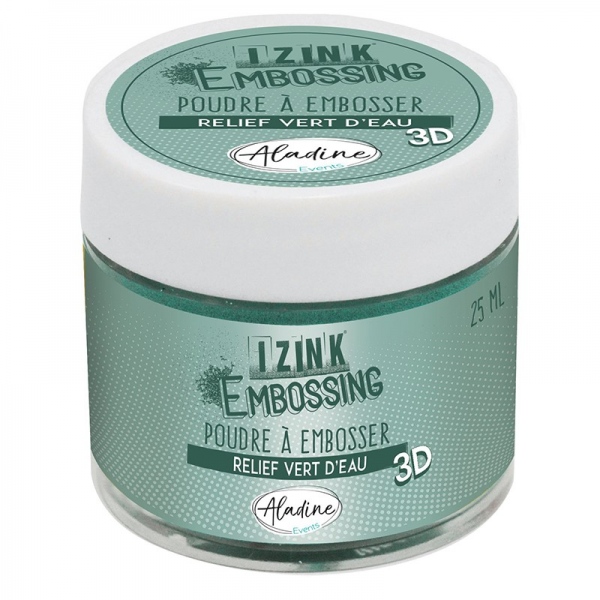 Embosovací prášek Aladine 25 ml - vert d´eau pastelová zelená