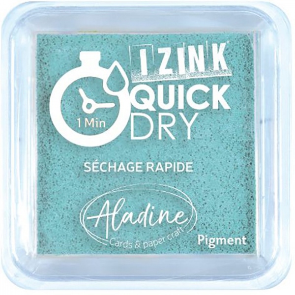 Levně Razítkovací polštářek Aladine IZINK QUICK DRY - bleu clair světle modrá
