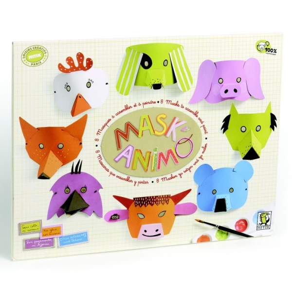 Kreativní sada MITIK - Zvířecí masky