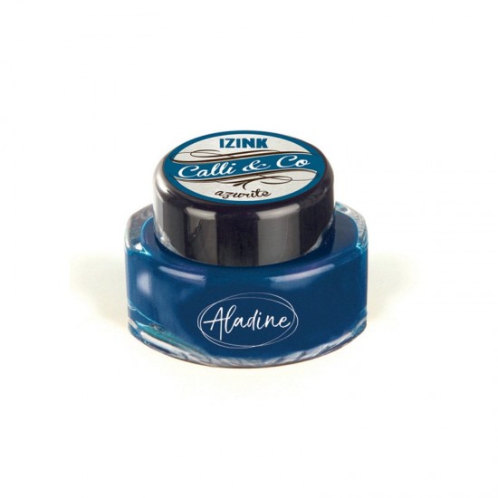 Kaligrafický inkoust Aladine Izink Calli & Co 15 ml - azurite tm. Modrá
