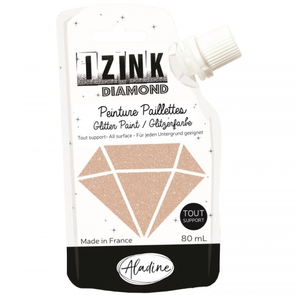 Diamantová barva Aladine Izink Diamond 80 ml - doré cuivré zlato měděná