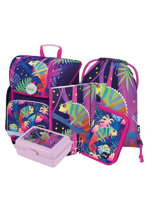 Baagl Set 5 Ergo Chameleon: aktovka, penál, sáček, desky, box