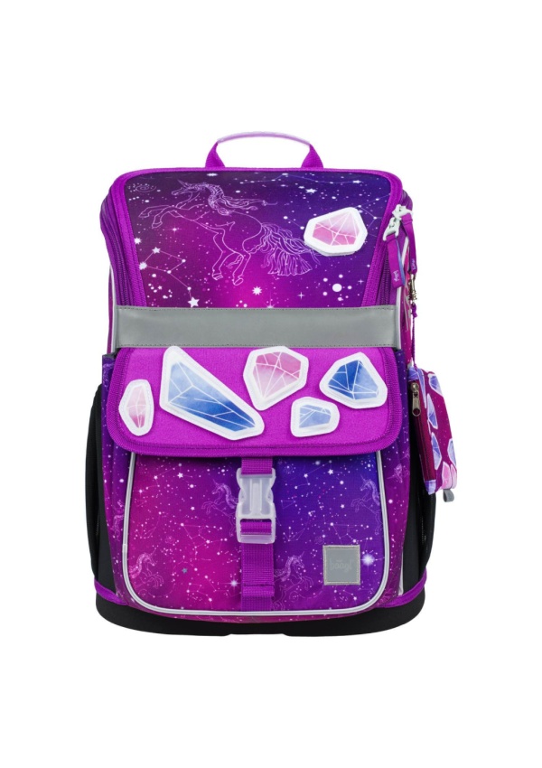 Baagl Školní aktovka Zippy Unicorn Universe - Kreativ