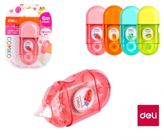 Korekční strojek 5mm x 6m Comiko Deli EH350 mix