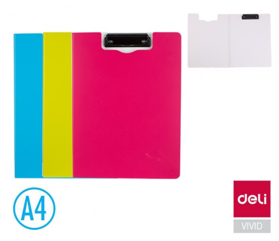Podložka psací s klipem A4 Rio Deli EF75002 zavírací mix