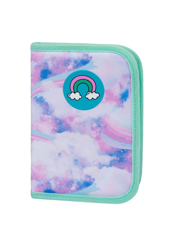 Baagl Školní penál klasik dvě chlopně Nebe