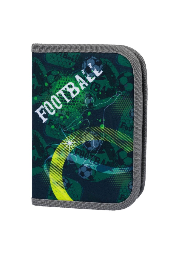 Baagl Školní penál klasik dvě chlopně Fotbal