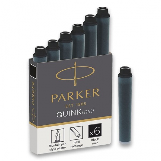 Levně Inkoustové mini bombičky Parker černé