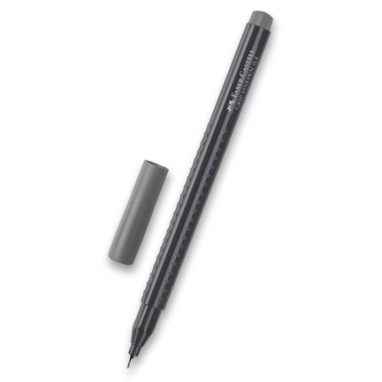 Levně Fineliner Faber-Castell Grip 1516 - tmavá teplá šedivá IV
