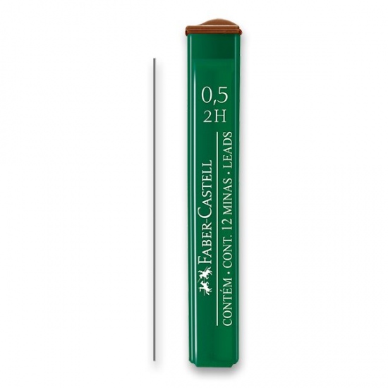 Levně Grafitové tuhy Faber-Castell Mine Polymer tvrdost 2H