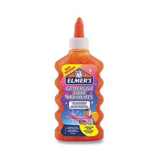 Lepidlo Elmer´S Glitter Glue oranžové