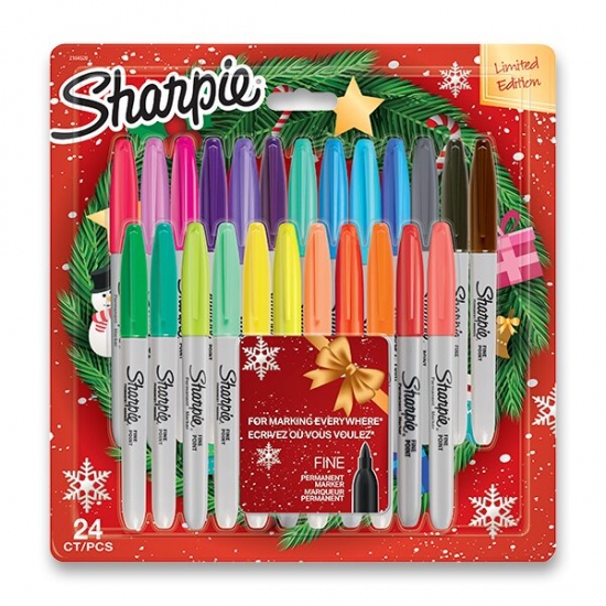 Permanentní popisovač Sharpie LE sada 24 barev