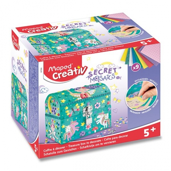 Sada Maped Creativ Secret Mosaics Jewellery box pokladnička