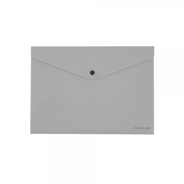 Psaníčko s drukem A5 Pastelini šedá