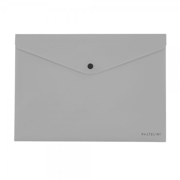 Psaníčko s drukem A4 Pastelini šedá