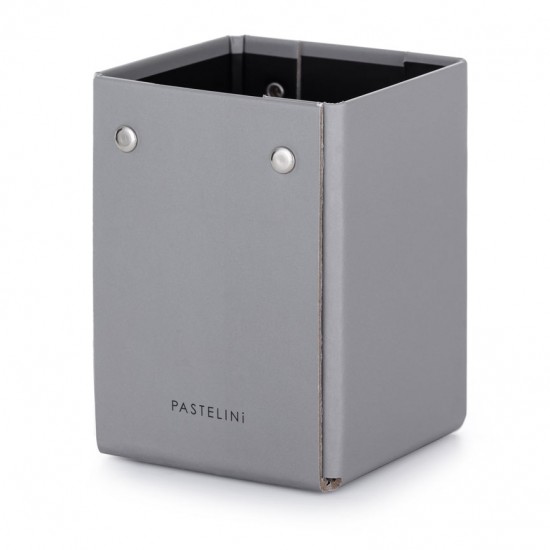 Kelímek na tužky lamino Pastelini šedá