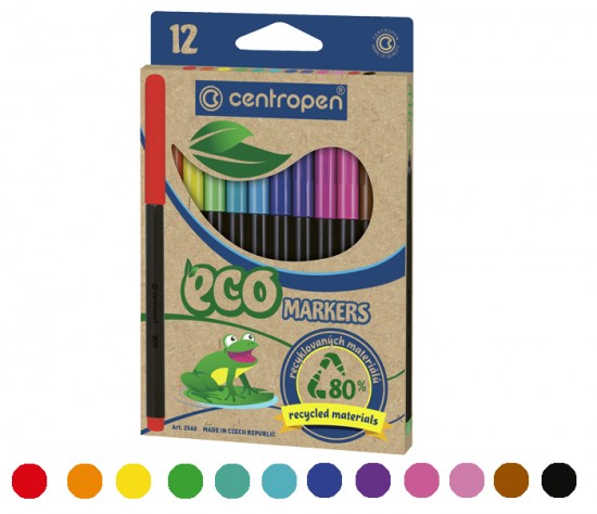 Levně Popisovač Centropen 2560/12 sada Eco