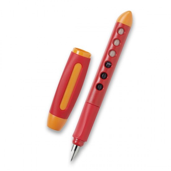 Levně Bombičkové pero Faber-Castell Scribolino pro praváky, výběr barev červené