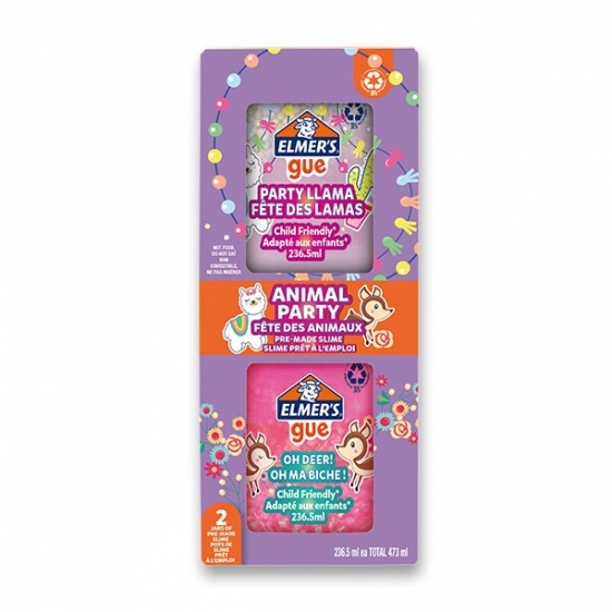 Levně Sada Elmer´s Animal Party Gue 236,5 ml, 2 ks