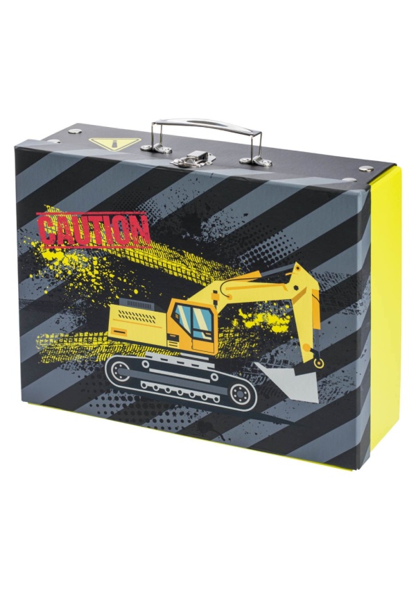 Baagl Skládací školní kufřík Bagr