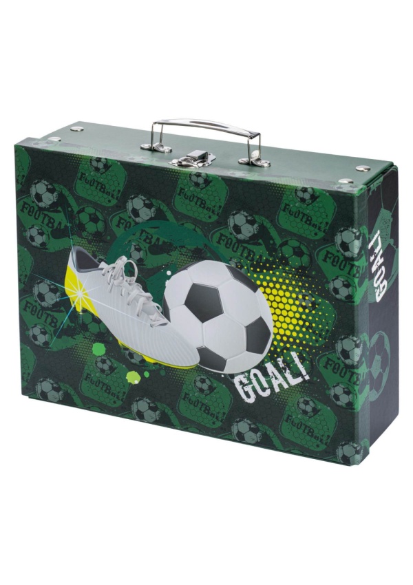 Baagl Skládací školní kufřík Fotbal 