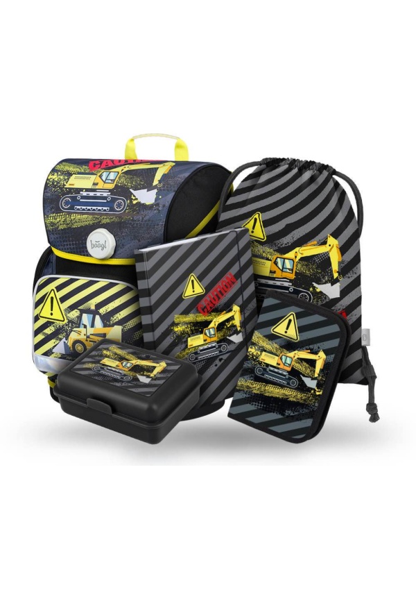 Baagl set 5 Ergo Bagr: aktovka, penál, sáček, desky, box