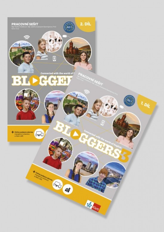 Bloggers 3 (A2.1) - 2dílný pracovní sešit + žákovská licence