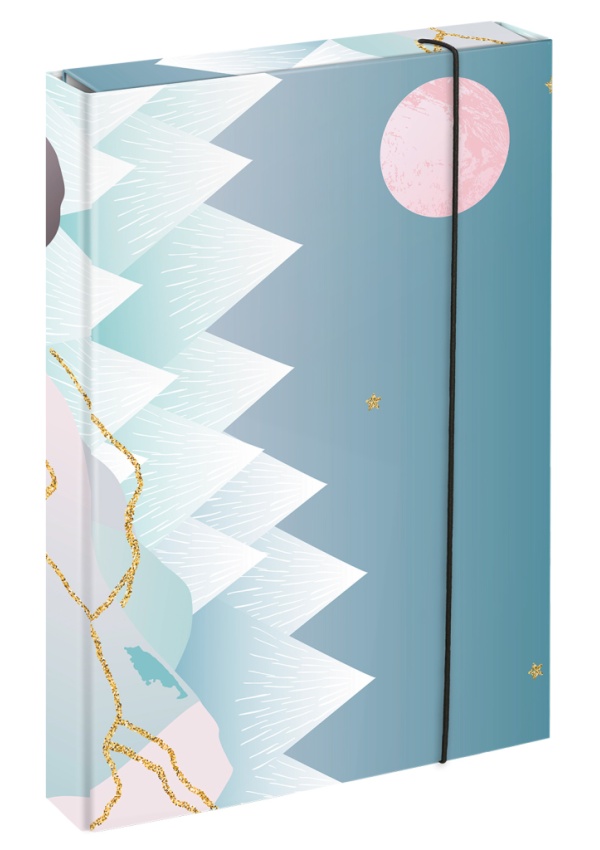 Baagl Desky na školní sešity A4 Jumbo Moon