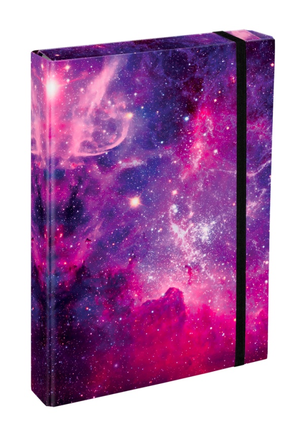 Baagl Desky na školní sešity A4 Jumbo Galaxy