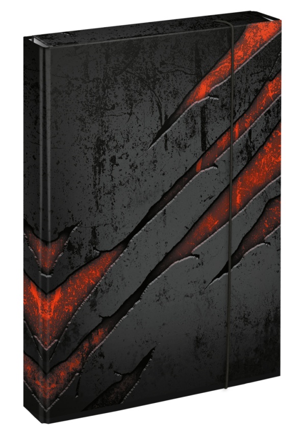 Baagl Desky na školní sešity A4 Jumbo Láva