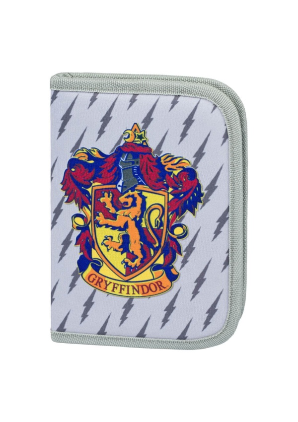 Baagl Školní penál klasik dvě chlopně Harry Potter Nebelvír