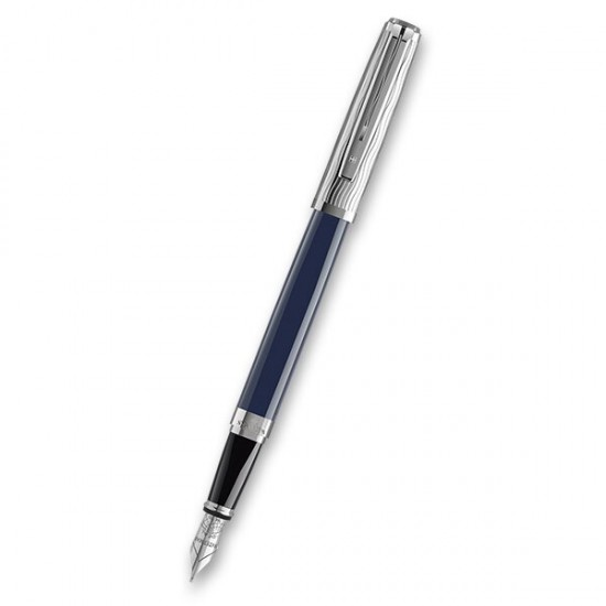 Levně Waterman Exception Made in France DLX Blue CT plnicí pero hrot F