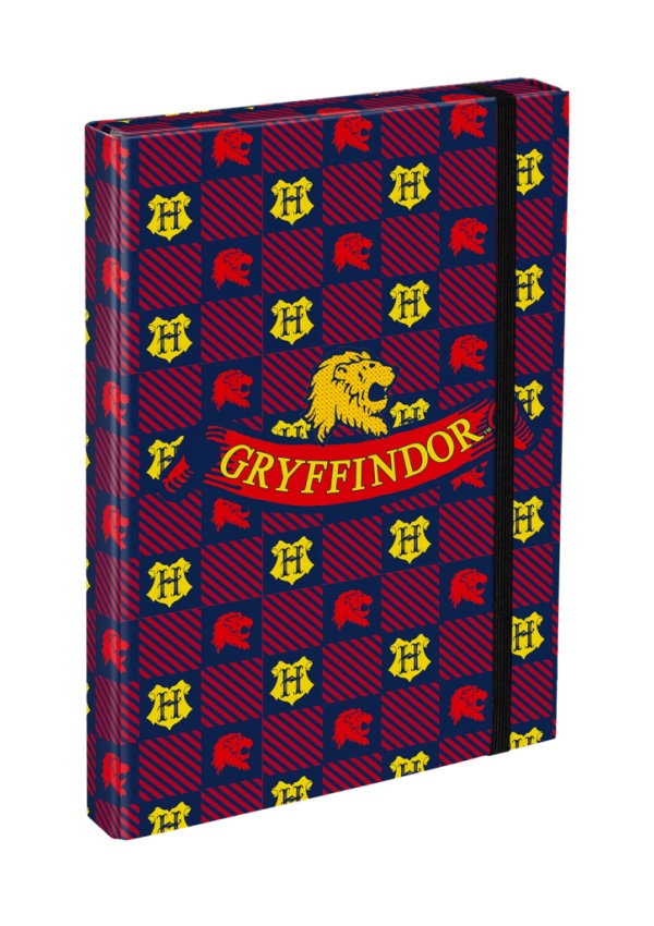 Baagl Desky na školní sešity A4 Harry Potter Nebelvír