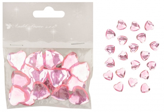 Vajíčka plastová na zavěšení 6 cm, 6 ks v organze