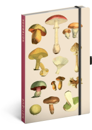 Notes Houby Kateřiny Winterové, linkovaný, 13 × 21 cm